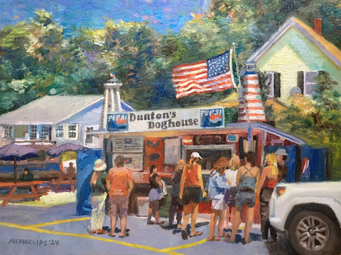 Dunton's Doghouse (Maine) Oil Painting