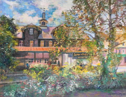 Lambertville Station Oil Painting