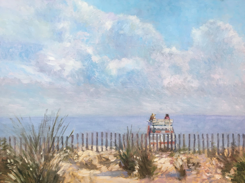 Lifeguards Oil Painting