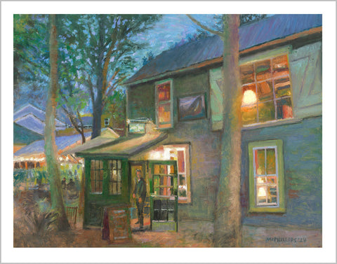 Boat House Exterior 11"x14" Giclee Print on Heavy Paper