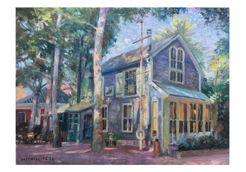 The Boat House Oil Painting