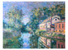 Lambertville Canal Oil Painting