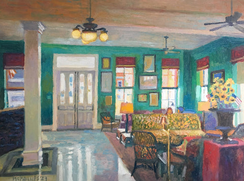 Congress Hall Oil Painting