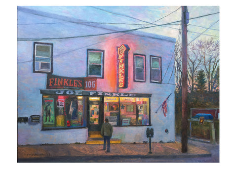 Finkles, Late Afternoon Oil Painting