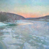 Frozen River oil Painting