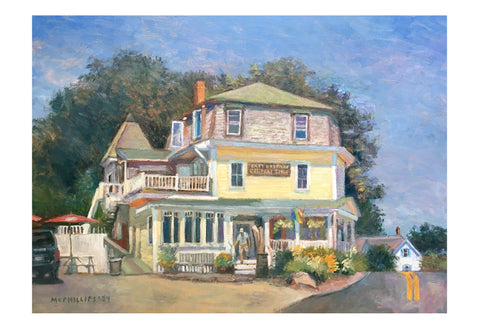 East Boothbay General Store Oil Painting