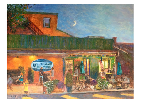 Geronimo Brewing, Doylestown Oil Painting