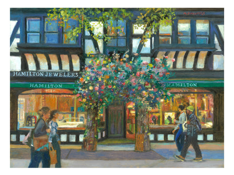 Hamilton Jewelers Oil Painting (Princeton, NJ)