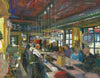 Leunig's Bistro & Café Oil Painting