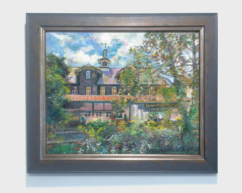 Lambertville Station Oil Painting