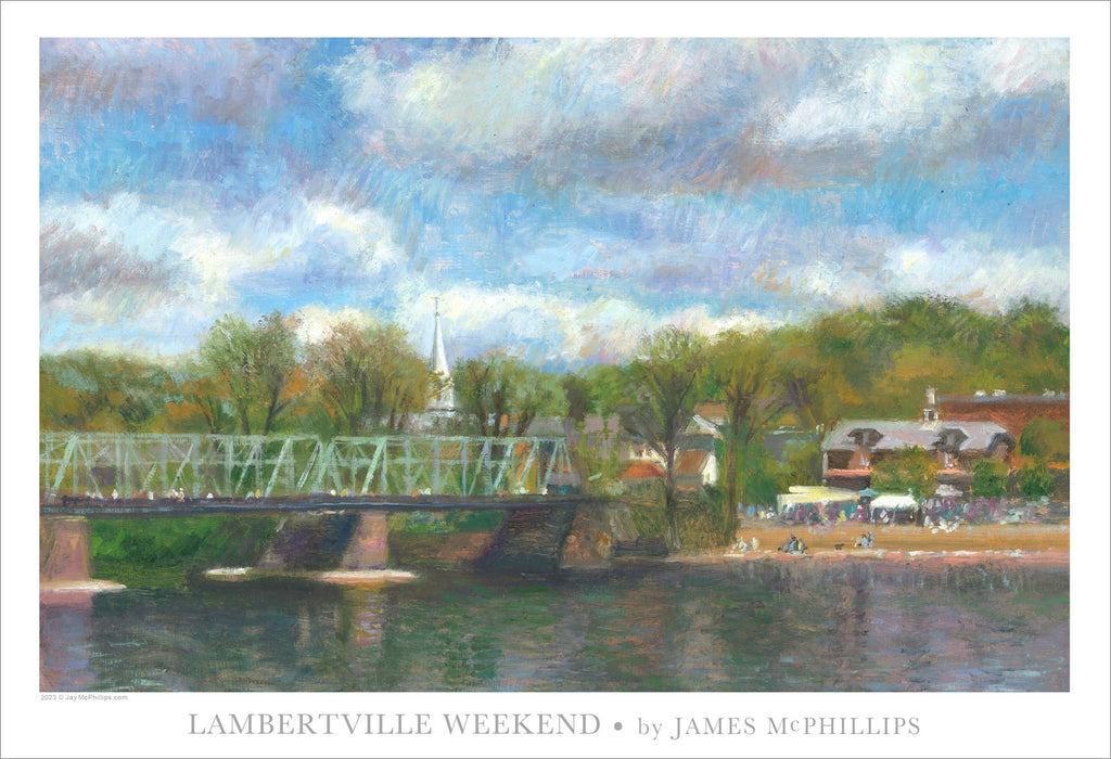 Lambertville Weekend Poster