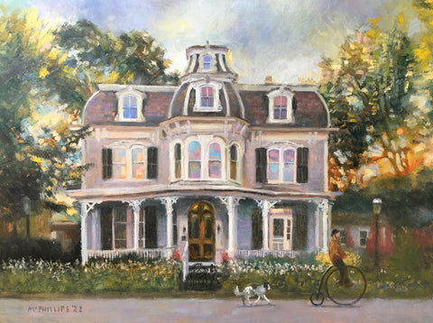 Mansion Inn, New Hope PA Oill Painting by James McPhillips