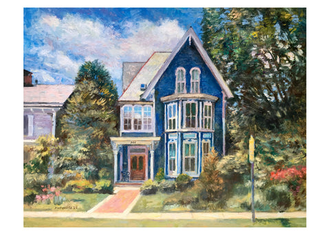 Margaret Mead House Oil Painting