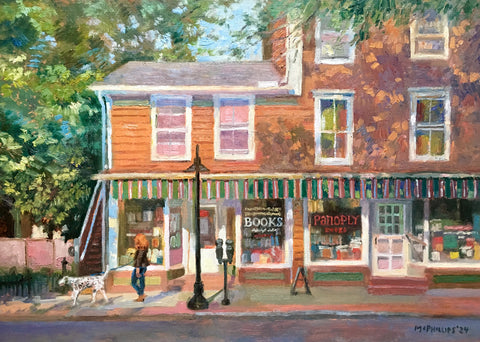 Panoply Books Oil Painting by James McPhillips