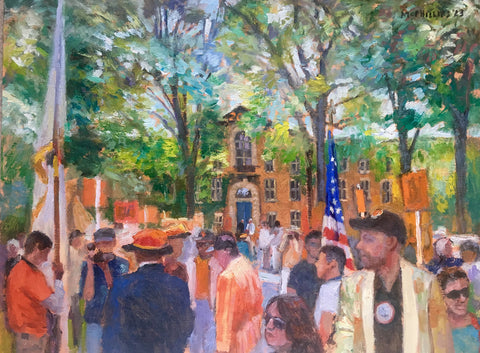 Princeton Reunions Oil Painting