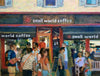 Small World Coffee Oil Painting (Princeton)