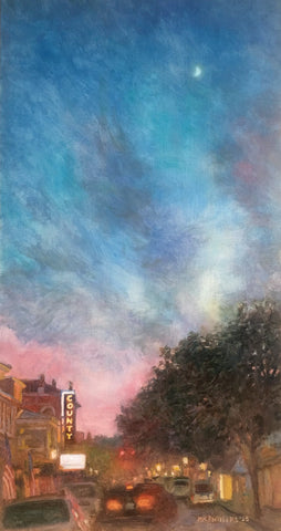 State St. Sunset Oil Painting