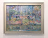 Train Car in the Woods Oil Painting