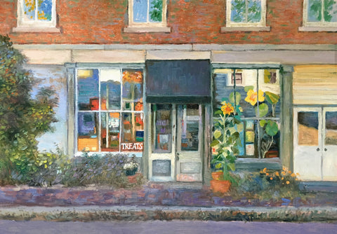 Treats Shop, Wiscasset, Maine oil Painting