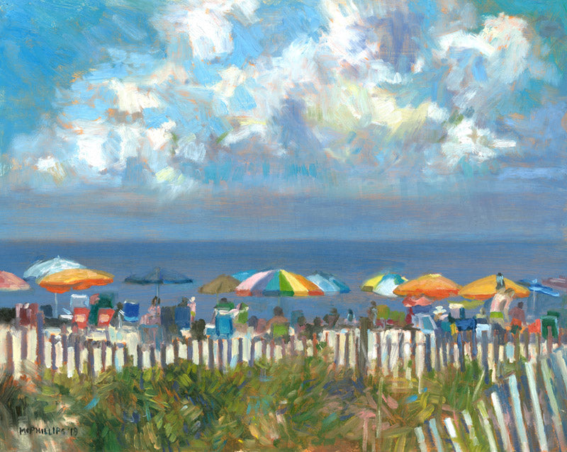 "New Jersey Shore with Beach Grass" Giclee print by James McPhillips