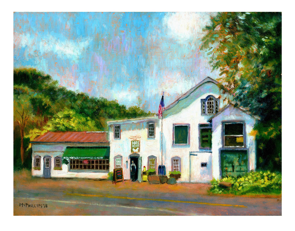 Carversville Grocery Giclee Print by James McPhillips