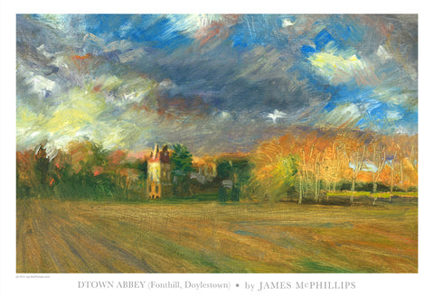 Dtown Abbey (Fonthill) Art Poster by James McPhillips