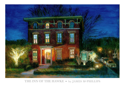 Signed Inn of The Hawke (Lambertville, NJ) Poster Print by James McPhillips