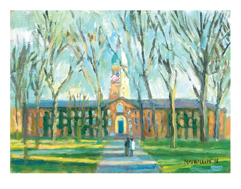 Signed Limited Edition 11"x14" Giclee Print of Princeton's Nassau Hall