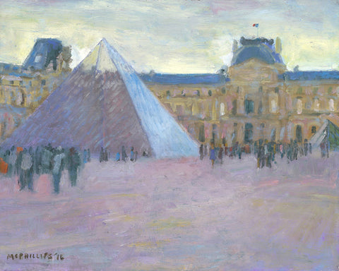 Louvre Oil Painting by James McPhillips