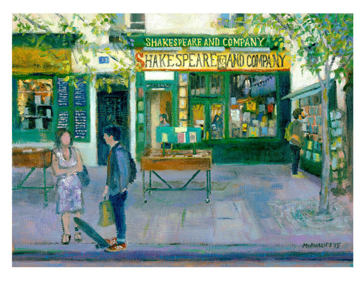 Signed Shakespeare And Company Giclee Print Limited Edition (300)